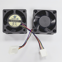 Ventilateur de refroidissement en aluminium 4P Dissipateur de chaleur DC 5V 40*40*20mm Dual Ball Bearing Brushless Axial Fan for Computer Case/4Pin 2.54mm Pitch