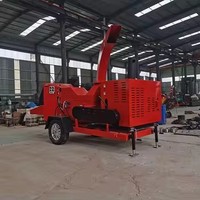Broyeur de branches de bois à taille de particules réglable, déchiqueteuse de brindilles pour le traitement des déchets de jardin et le recyclage des déchets