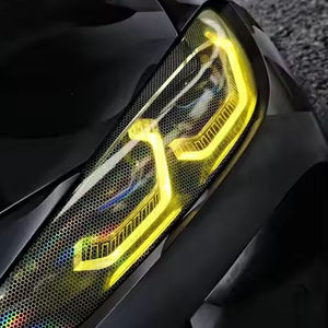 Easy Installation Auto Colour Tint Film Various <strong>Colors</strong> Honeycomb Red for Car Headlights <strong>Vinyl</strong> 1 Year Warranty - Product Image 6