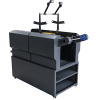 SMFM390GPRO 14 pouces feuille Sleeking numérique chauffage à l'huile colle froide machine à plastifier avec coupe automatique tour automatique et fonction d'alimentation automatique