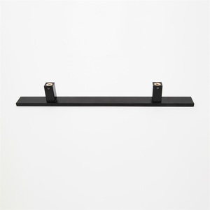 MAXERY Maniglia Quadrata Minimalista Nera Opaca, Maniglia per Porta d'Ingresso in Acciaio Inox Premium, 50 <span class=keywords><strong>cm</strong></span>, Grande Maniglia per Porta - Product Image 5