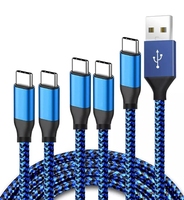 Câble USB 3/6/10Ft vers Type-C Chargeur rapide Cordon de synchronisation de données de charge
