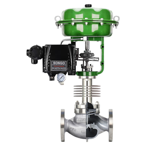 Válvula de Control Neumática de Diafragma de Acero Inoxidable 304 con Brida DN100, Tipo de Disipación de Calor, de Una Sola Vía - Product Image 4