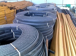 Colonne plate de tension en plastique ondulé métrique brillant pour <span class=keywords><strong>ancrage</strong></span> post-tendu de matériaux de construction en béton - Product Image 4
