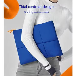 13-15.6 इंच मैकबुक एयर/प्रो एम 1/एम 2 और एसर एसस एचपी डेल आदि के साथ लैपटॉप के लिए नरम फ्फी आस्तीन मामला कार्यालय और अध्ययन का उपयोग। - Product Image 1