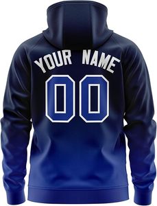 Veste de sport pour homme en velours côtelé avec logo personnalisé, sublimation dégradée, fermeture éclair intégrale, sweat à capuche, service OEM, automne - Product Image 2
