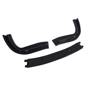 Lèvre de spoiler avant pour BMW E39 M5 1997-2004, noir brillant, matériau PP, 3 sections - Product Image 2