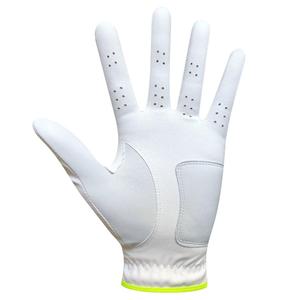Gants de golf en cuir véritable pour hommes, logo et couleur personnalisés, main gauche, respirants, antidérapants, fermeture velcro - Product Image 2