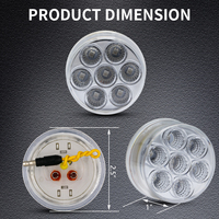 Nouvelles pièces pour semi-remorques : Feu de position latéral, de recul et de freinage LED ovale super lumineux de 6 pouces, étanche IP67, DC12V/24V
