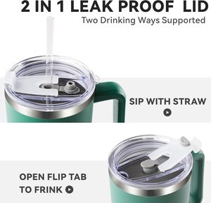 Nouveau gobelet en acier inoxydable Adventure réutilisable 2.0 30oz 40oz tasse extérieure avec poignée - Product Image 3