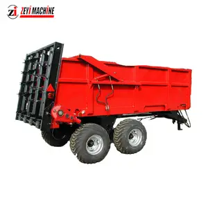 Spiral manure spreader farm fertiliser truck