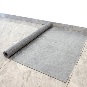 Custom Black White Gray Blue Stick Floor Covering Protection Felt 80 110 170 210gsm 25 50m Self Adhesive Waterproof for Painting - Product Image 3