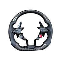 Volant en fibre de carbone LED pour Audi Volan Volant Lenkrad RS 2012-2016 S4 B8 RS3 RS4 RS5 RS6 RS7 RSQ3 S3 A5 S5, entrepôt UE