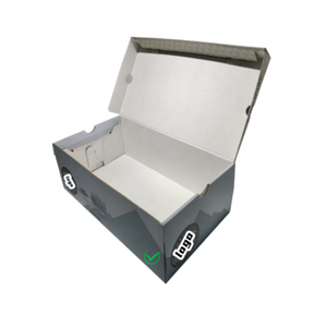 Custom packaging corrugated box sneaker shoe packaging box with custom logo