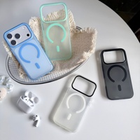 Étui de luxe pour iPhone 18 Pro Max, chargement magnétique, semi-transparent, finition mate givrée, sensation de peau, protection contre les chocs