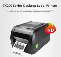 Printer Label Seri TSC TX200 Printer Stiker Label Termal Kecepatan Tinggi Printer Barcode untuk Sistem Logistik
