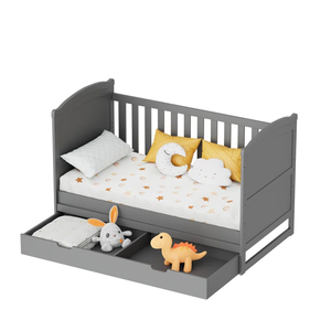 Culla per bambini <span class=keywords><strong>lettino</strong></span> in legno per dormire culle per neonati <span class=keywords><strong>con</strong></span> cassetto per camera da letto - Product Image 3