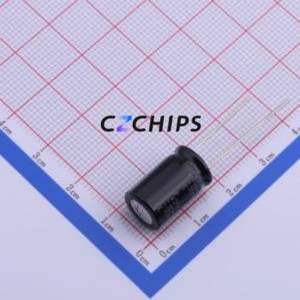 Condensador Electrolítico de Aluminio de Orificio Pasante 450BXC6R8MEFC10X16, Orificio Pasante, D10xL16mm 6.8uF 20% 450V 5mm - Product Image 1