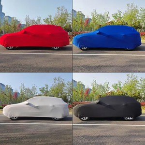 Housse de voiture personnalisée avec logo spécial pour <span class=keywords><strong>Bugatti</strong></span> Tourbillon 2026 Hybrid Hypercar, tissu en velours doux et élastique, protection UV de luxe - Product Image 4