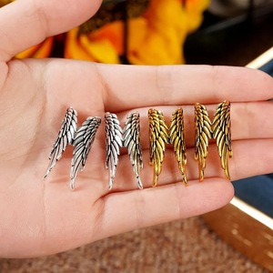 Orecchini a clip a forma di ala d'angelo per donna, senza piercing, orecchini a polsino a forma di ala, gioielli alla moda, regalo, vendita all'ingrosso - Product Image 6