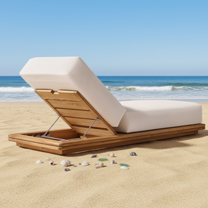 Chaise longue inclinable en corde tressée réglable pour <span class=keywords><strong>jardin</strong></span> extérieur moderne, lit <span class=keywords><strong>de</strong></span> soleil pour piscine, lit <span class=keywords><strong>de</strong></span> jour pour la plage, meubles - Product Image 6