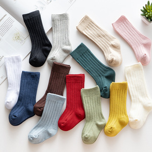 Calzini <span class=keywords><strong>a</strong></span> <span class=keywords><strong>Righe</strong></span> <span class=keywords><strong>a</strong></span> Doppio Ago per Bambini e Bambine, Autunno e Inverno, con Bordo Largo e Morbido, Calzini <span class=keywords><strong>a</strong></span> Metà Polpaccio per Neonati - Product Image 3