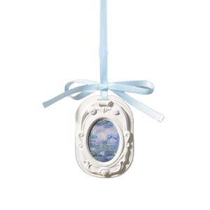 Diffuseur d'arôme suspendu en gypse rétro Monet, longue durée, pour voiture, maison, armoire, désodorisant, pendentif parfumé - Product Image 1