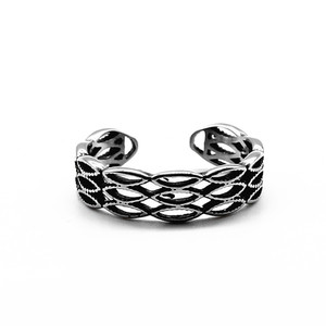 yunnique European American Style Retro Titanium Steel <b>Open</b> <b>Ring</b> Geometric Minimalist Fashion Jewelry Gift - Product Image 1