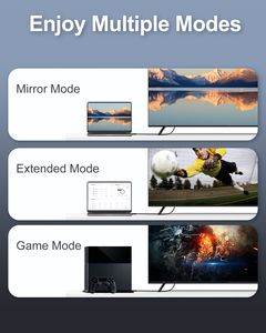Câble USB <span class=keywords><strong>vers</strong></span> <span class=keywords><strong>HDMI</strong></span> 4K 60Hz, coque en aluminium, nylon tressé, convertisseur <span class=keywords><strong>HDMI</strong></span> <span class=keywords><strong>vers</strong></span> Type C, <span class=keywords><strong>Thunderbolt</strong></span> <span class=keywords><strong>4</strong></span>/3 <span class=keywords><strong>vers</strong></span> <span class=keywords><strong>HDMI</strong></span> pour projecteur audio - Product Image 4