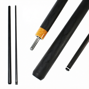 Queue de billard en fibre de carbone, 2 pièces, fût en carbone laminé, pointe de 12 mm pour billard américain et snooker - Product Image 1