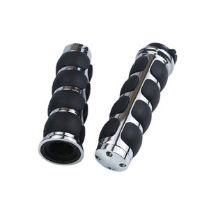 Pegangan Setang Motor Universal Berkualitas Tinggi 1 Inci 25mm Berlapis Krom Anti Selip <span class=keywords><strong>HA</strong></span> Rley Davidson Suzuka Yam Aha Kawa Saki - Product Image 6