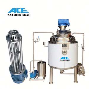 Machine de fabrication de crème pour le visage et de lotion corporelle en acier inoxydable de 1000 L avec broyeur pour la résine et émulsifiant pour crème éclaircissante pour la peau - Product Image 6