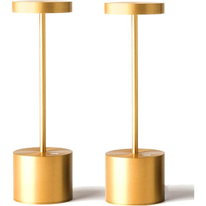 Lampe de table LED de luxe pour hôtel et restaurant, design moderne, portable, veilleuse tactile rechargeable, simple, vente en gros du fabricant - Product Image 1