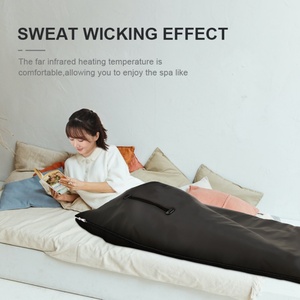 Factory Portable Arm Holes Sauna Blanket Massage <b>Mattress</b> Beauty Equipment 1 Zone Zipper Sauna Blanket for Spa Home Use - Product Image 3