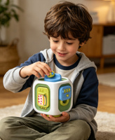 Centre d'activités Montessori 6-en-1 pour bébés et tout-petits : Jouet éducatif interactif pour développer la motricité fine – Cadeau idéal
