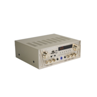 Amplificateur audio domestique Bluetooth compact à 2 canaux 250 Watt MAX Système récepteur stéréo actif Radio FM Lecture MP3/USB/SD/AUX