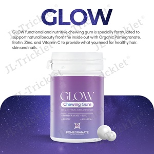 Goma <span class=keywords><strong>de</strong></span> Mascar Blanqueadora y Luminosa Julong OEM/ODM que Funciona en Piel, Cabello y Uñas, Contiene Biotina, Zinc y Vitaminas - Product Image 4