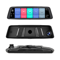 4G Smart Cloud Mirror ADAS navigasi GPS, perekam mengemudi 1080P 24 jam pemantauan parkir
