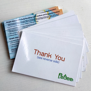 Giấy dập nổi thiệp chúc mừng giấy kraft Thẻ quà tặng in 'cảm ơn bạn' tin nhắn sang trọng tùy chỉnh kinh doanh OEM in Offset - Product Image 6