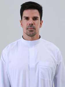 Robes Burqa pour Hommes en Polyester du Zhejiang, Légères, Séchage Rapide, Antistatiques, Élégantes, Manches Longues, Couleur Unie, Toutes Saisons - Product Image 4
