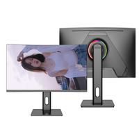 Écran incurvé OEM 27 pouces VA IPS 1K 2K 75Hz 100Hz 165Hz 180Hz 240Hz Moniteur de jeu Ordinateur de bureau Moniteurs LED Effet RVB