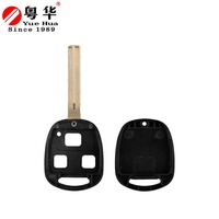 Keyyou-coque pour porte-clés télécommande de voiture, 2/3 boutons, non gravé, lame 46mm, pour Toyota Lexus ES300/IS400/RX300/RX400h, neuf