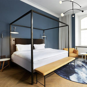 Muebles de Interior para Sala de Estar Grande, Estilo Turco Moderno, Muebles para Cafetería, Juego de Dormitorio Negro, Muebles de Madera para Hotel, Diseño Sencillo - Product Image 5