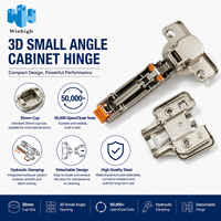 Charnières 3D à fermeture douce MS hydrauliques réglables arbitraires bidirectionnelles de nouveau Style pour porte d'armoire