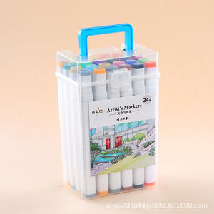Set 48colors Marker <b>Pens</b> Wholesaler Dual Tips Marker <b>Pen</b> for DIY <b>Painting</b> Marker <b>Pens</b> with High Quality PP Bags - Product Image 4