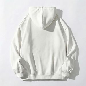 Survêtements pour hommes de style boxy, surdimensionnés, tendance, en tissu polaire de luxe, épaules tombantes, logo personnalisé, impression en relief - Product Image 1