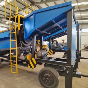 High Recovery Mobile Gold Trommel Processing Plant Alluvial <b>Mining</b> <b>Machine</b> Gold Trommel Processing Plant - Product Image 2