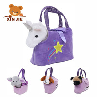 Sac de transport de bonbons doux pour animaux de compagnie, sac en peluche personnalisé pour petits animaux