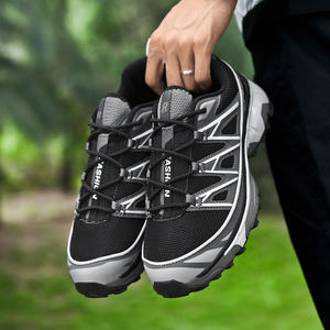 Scarpe da trekking all'aperto traspiranti all'ingrosso da <span class=keywords><strong>uomo</strong></span> in maglia da corsa <span class=keywords><strong>Off</strong></span>-Road scarpe da trekking sportive per gli uomini - Product Image 6