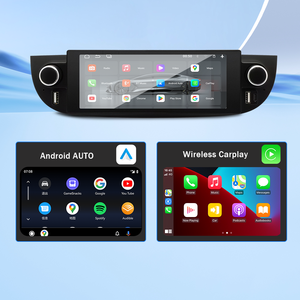 Ventes en forte croissance |   En stock pour <span class=keywords><strong>Fiat</strong></span> <span class=keywords><strong>500</strong></span> Abrath (2007-2015) Autoradio 6,86 pouces, Navigation GPS multimédia sans fil CarPlay Android Auto - Product Image 3